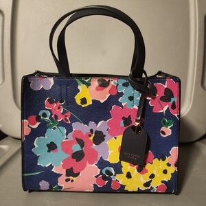 Kate Spade Floral Tote Crossbody Handbag Medium Satchel
